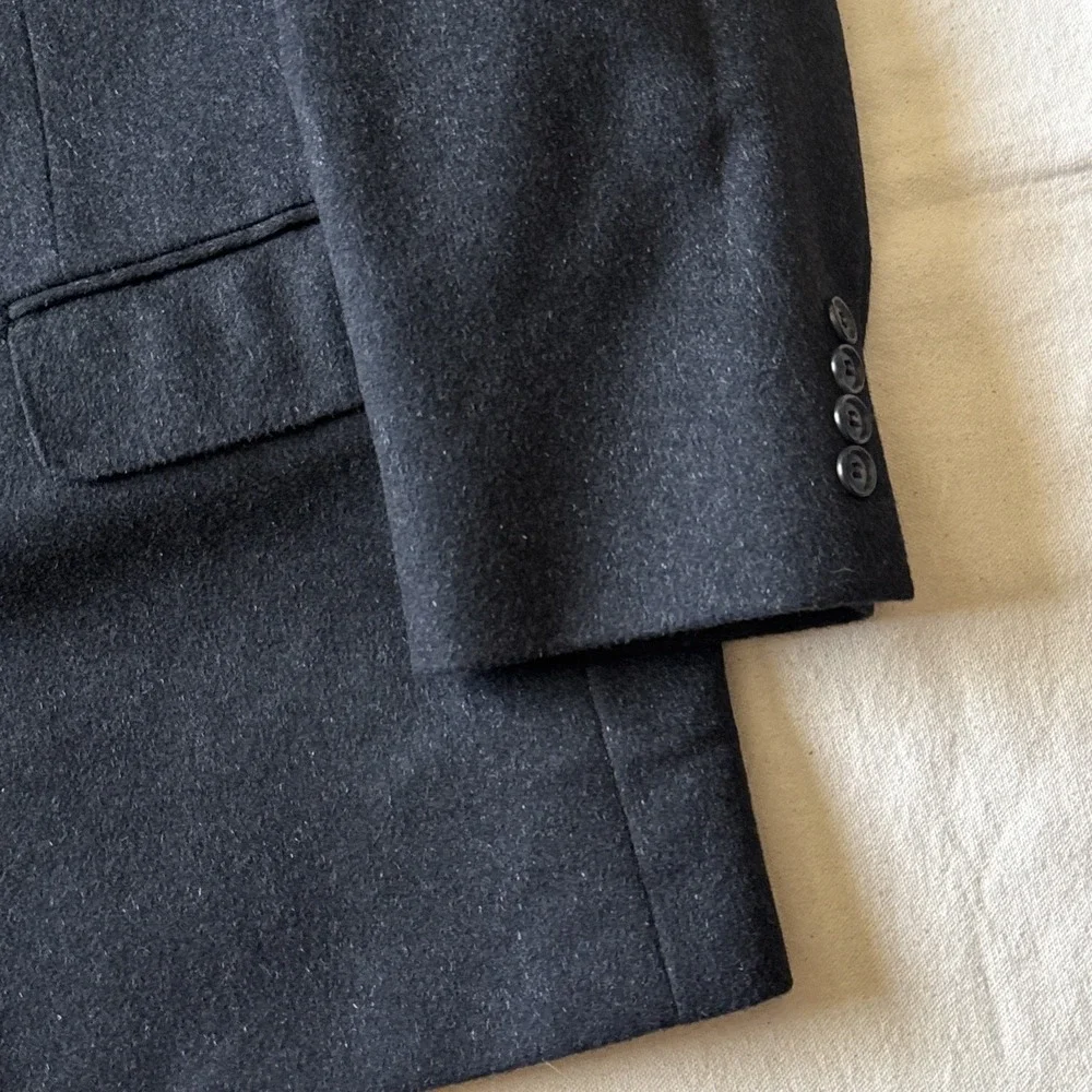Pronto Uomo Couture 100% Cashmere Blazer Black 44 Short Luxury Coat